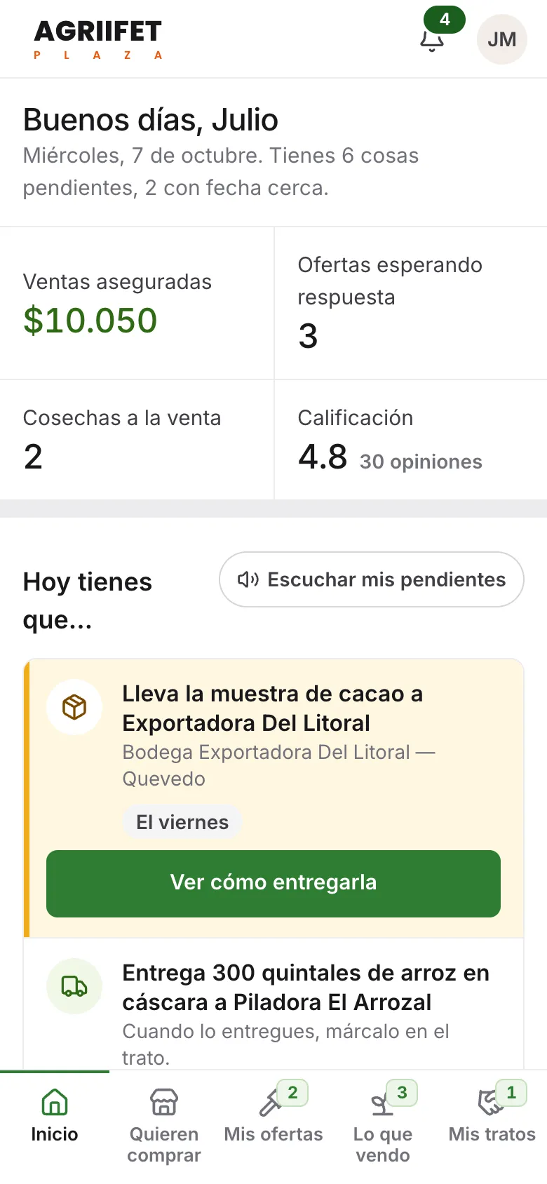 Agriifet Plaza en el celular